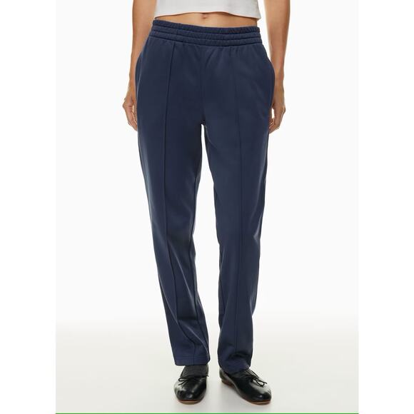 Wilfred Free Commodore Pant Navy Blue French Terry Track Pants size Small - Picture 1 of 11